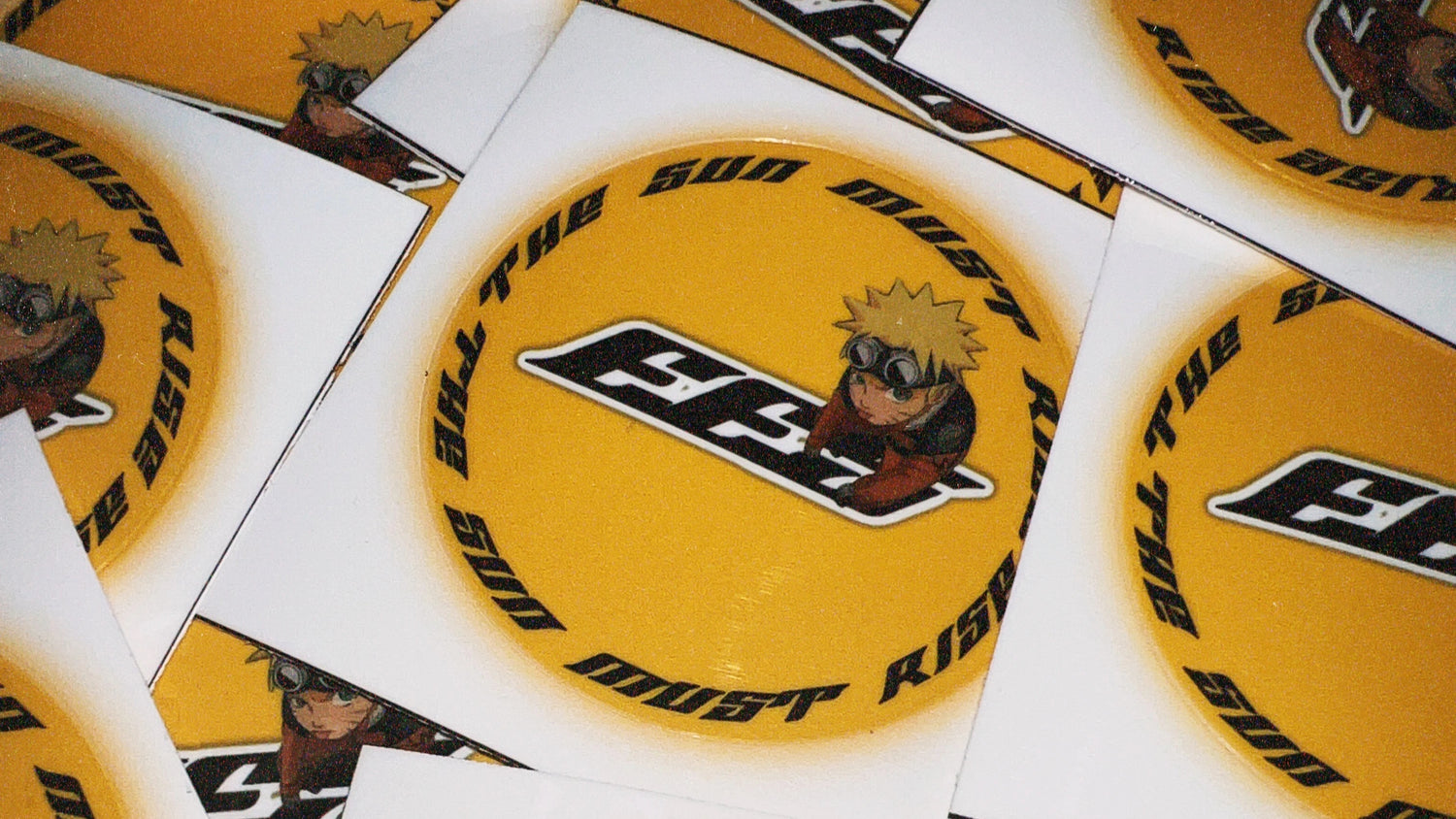 naruto uzumaki shippuden ees sun rise sticker